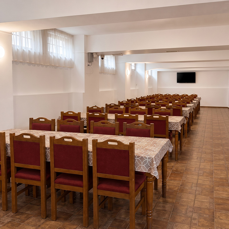 Sală de mese la Casa Rotaru